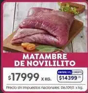 Jumbo Matambre de novililito oferta
