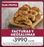 Jumbo Facturas y medialunas oferta