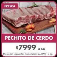 Jumbo Pechito de cerdo oferta