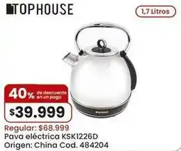 Coto Origen - pava eléctrica ksk1226d oferta