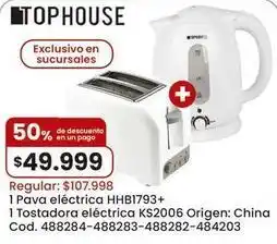 Coto Origen - pava eléctrica hhb1793+ y tostadora eléctrica ks2006 oferta