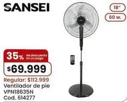 Coto Sansei - ventilador de pie vpn18635n oferta