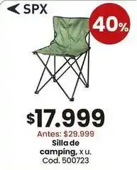 Coto Silla de camping, x u. cod. 500723 oferta
