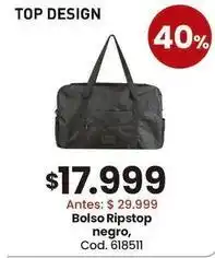 Coto Negro - bolso ripstop negro, cod. 618511 oferta