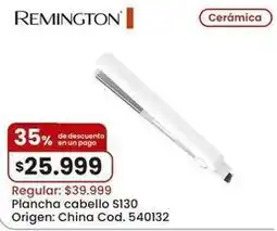 Coto Remington - plancha cabello s130 cod. 540132 oferta
