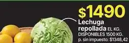 Supermercados Vea Lechuga repollada oferta
