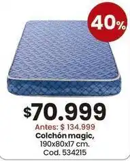 Coto Magic - colchón magic, 190x80x17 cm. cod. 534215 oferta