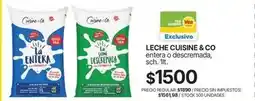 Supermercados Vea Cuisine - leche entera o descremada oferta