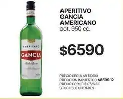 Gancia - aperitivo americano