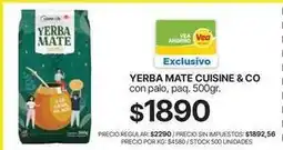 Supermercados Vea Vea - yerba mate cuisine & co con palo oferta