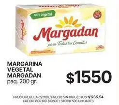 Supermercados Vea Margadan - margarina vegetal oferta