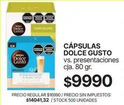 Supermercados Vea Dolce gusto - cápsulas oferta