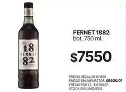 Supermercados Vea 1882 - fernet oferta