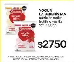 Supermercados Vea La serenísima - yogur oferta