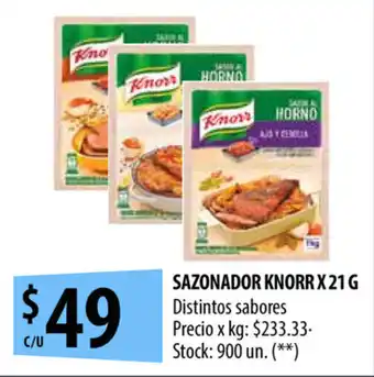 Punto Mayorista Knorr Sazonador x 21g oferta
