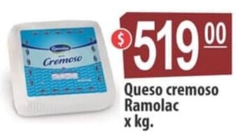 Autoservicio Capo Queso cremoso Ramolac x kg oferta