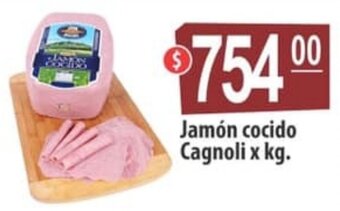 Autoservicio Capo Jamón cocido Cagnoli x kg oferta