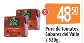 Autoservicio Capo Puré de tomates Sabores del Valle x 520 g oferta