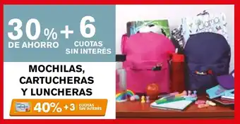 Supermercados Vea Mochilas Cartucheras Y Luncheras oferta
