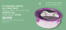 Avon Redondo - contenedor redondo con trabas cebro (216870) oferta