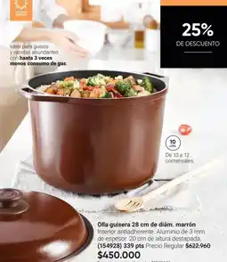 Avon Ideal - olla guisera 28 cm de diám. marrón oferta