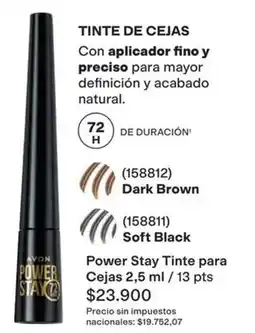 Avon Avon - power stay tinte para cejas oferta