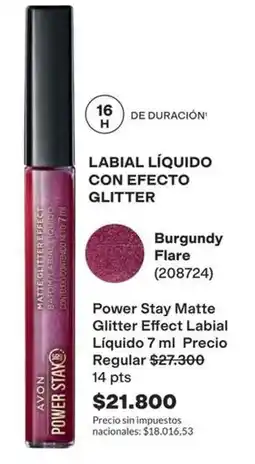 Avon Avon - labial líquido con efecto glitter oferta