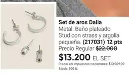 Avon Set de aros dalia (217031) oferta