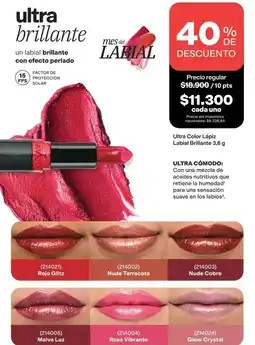 Avon Ultra - brillante labial oferta
