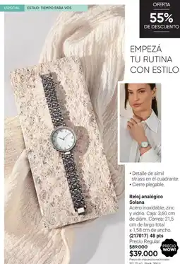 Avon Reloj analógico oferta