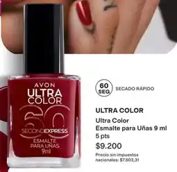 Avon Avon - ultra color second express esmalte para unas oferta