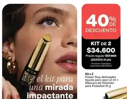 Avon Avon - power stay delineador líquido + máscara de volumen oferta