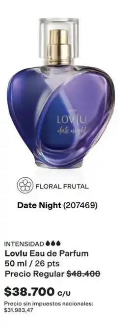 Lovlu eau de parfum date night (207469)