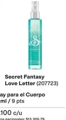 Avon Fantasy - secret love letter (207723) oferta