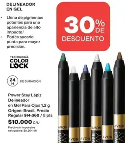Avon Avon - power stay lápiz delineador en gel para ojos oferta