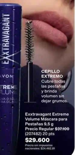 Avon Avon - exxtravagant extreme volume máscara para pestañas oferta