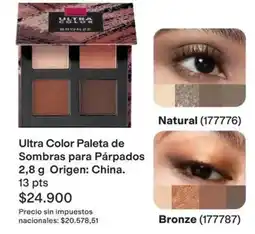 Avon Ultra - color paleta de sombras para párpados oferta