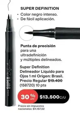 Avon Avon - super definition delineador líquido para ojos 1 ml (158720) oferta