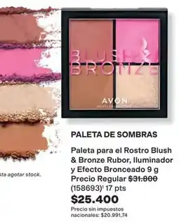 Avon Avon - paleta de sombras oferta