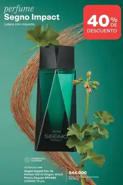 Avon Avon - perfume segno impact eau de parfum oferta