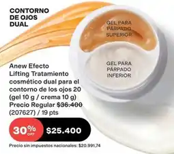 Avon Anew - contorno de ojos dual oferta