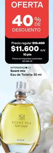 Avon Avon - scent mix eau de toilette oferta