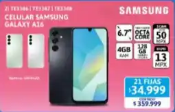 Cetrogar Samsung celular samsung galaxy a16 oferta