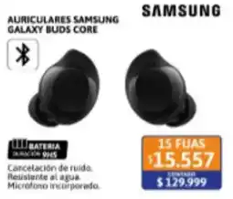Cetrogar Samsung auriculares samsung galaxy buds core oferta