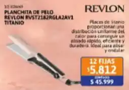 Cetrogar Revlon planchita de pelo titanio oferta