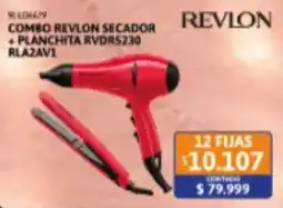 Cetrogar Revlon combo secador + planchita oferta