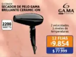Cetrogar Gama secador de pelo gama brillante ceramic ion oferta