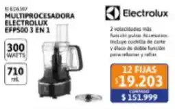 Cetrogar Electrolux multiprocesadora efp500 3 en 1 oferta
