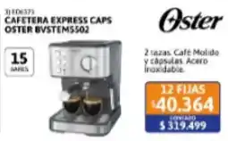Cetrogar Oster cafetera express caps oferta