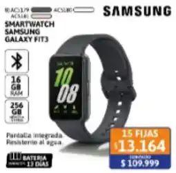 Cetrogar Samsung smartwatch galaxy fit3 oferta